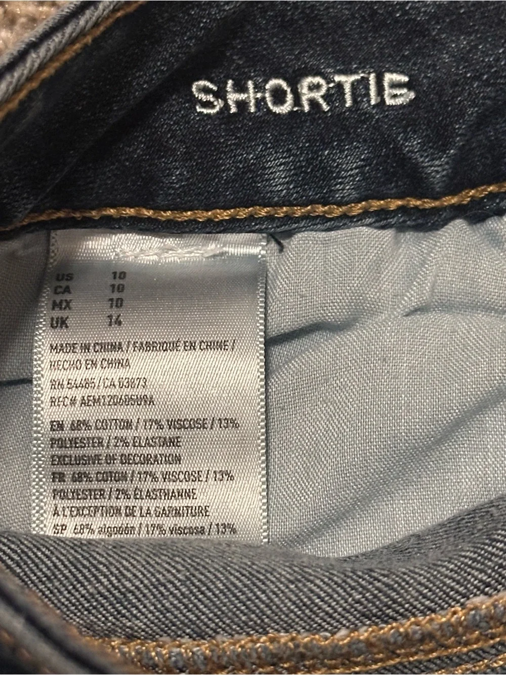 American Eagle Outfitters Super Stretch Shortie Jeans Shorts